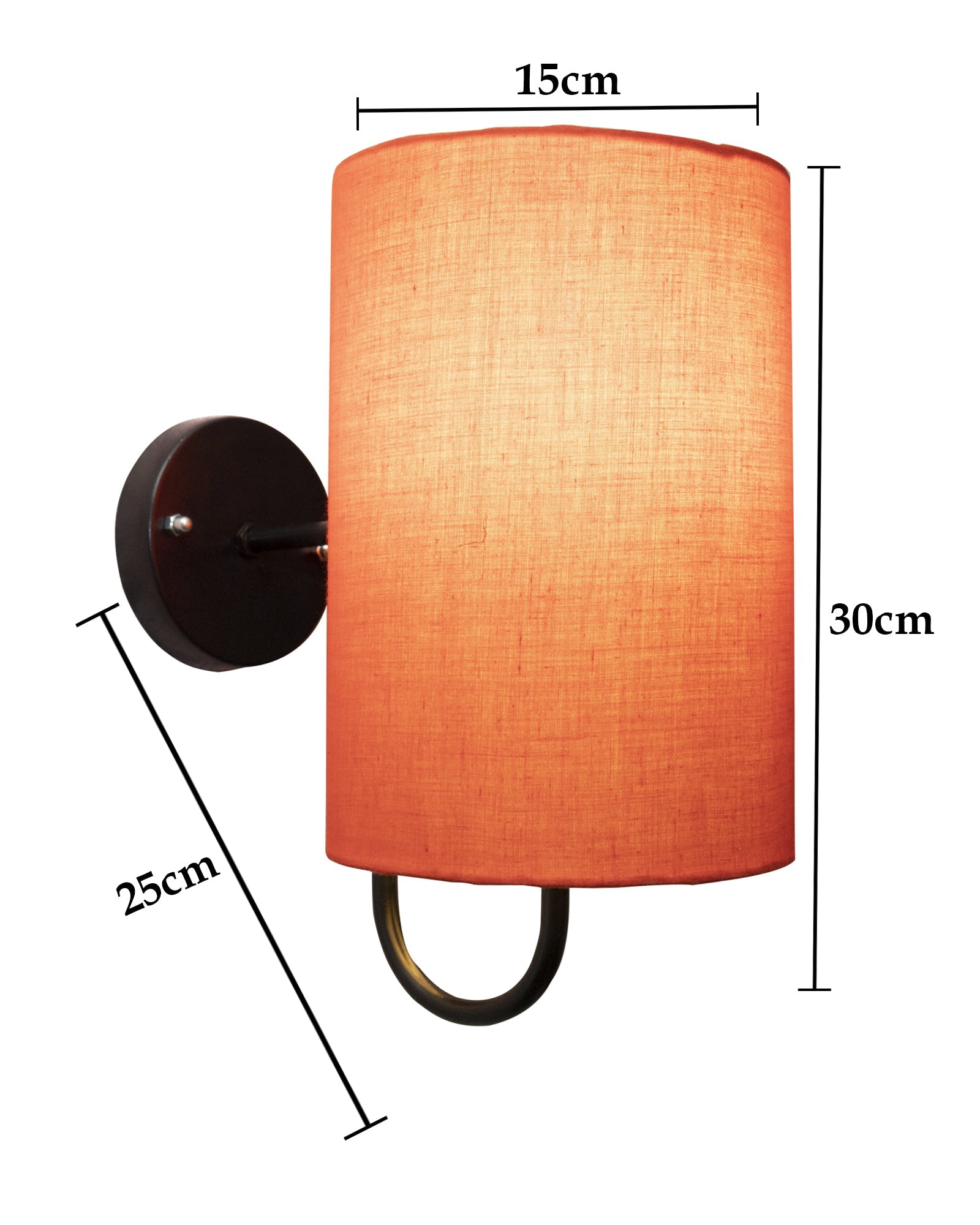 Wall Metal gooseneck stands with Cylinder Shade