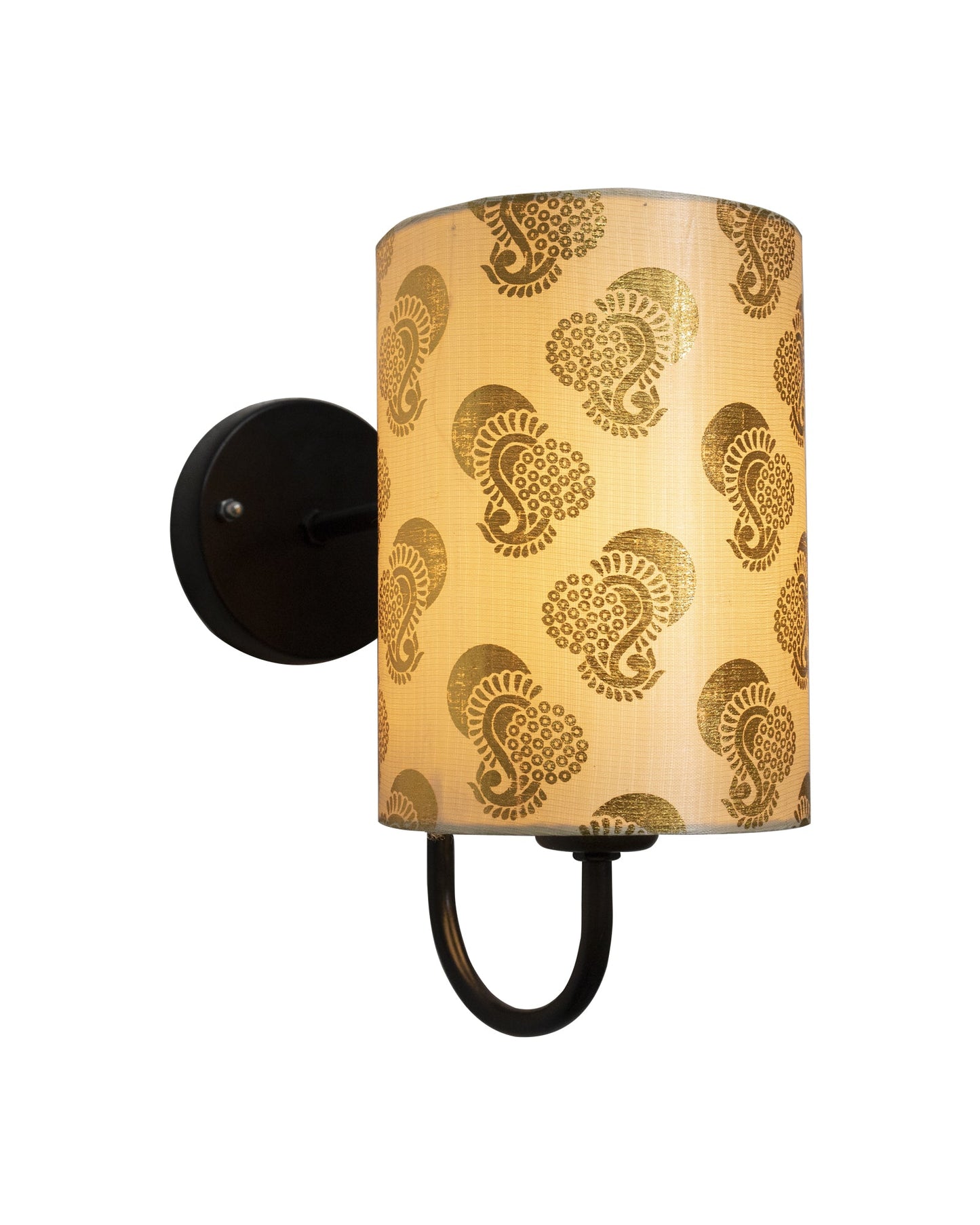 Wall Metal gooseneck stands with Cylinder Shade