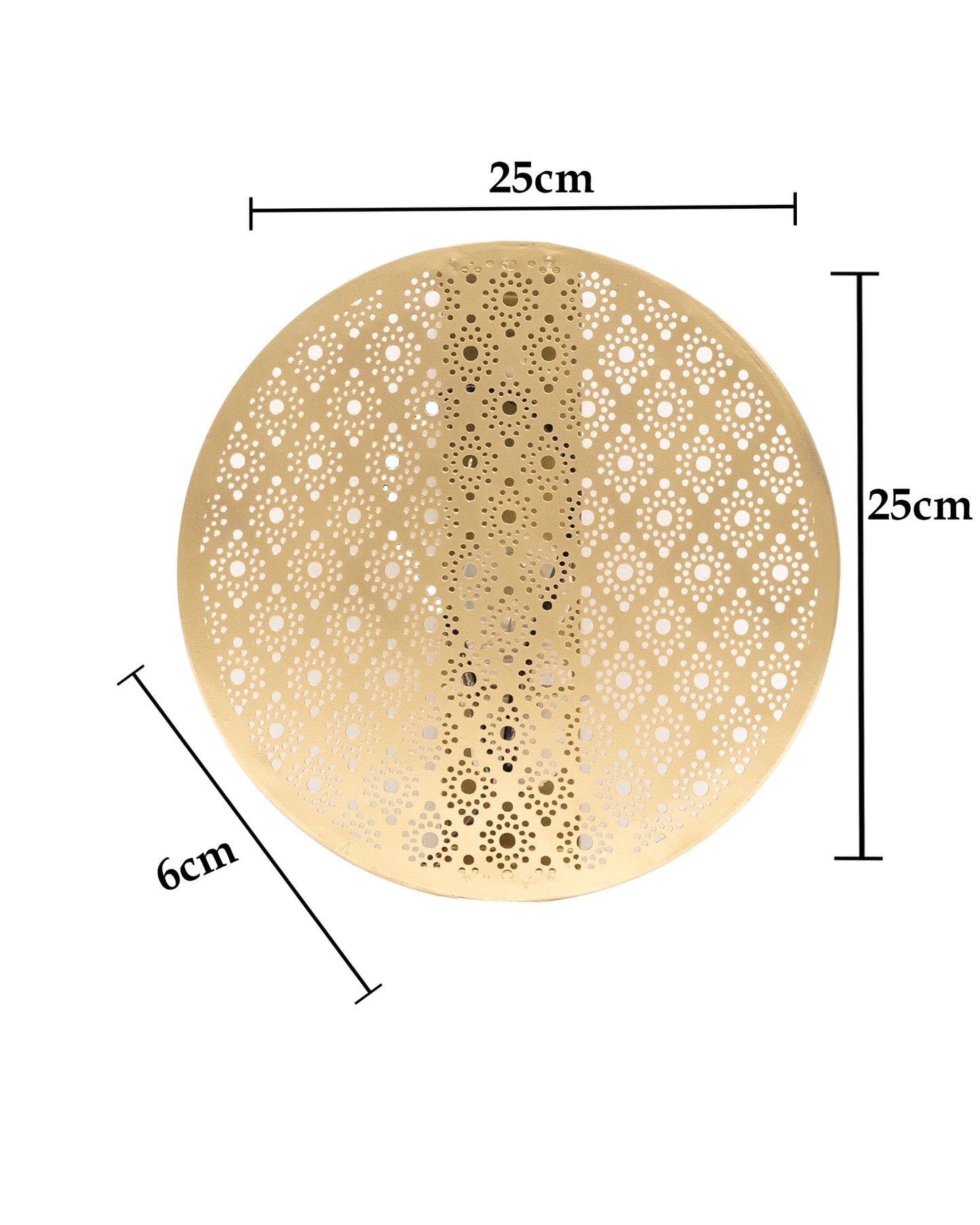 Moroccan Wall Round Light Shade, Engraved Wall Sconce Light Brass Finish