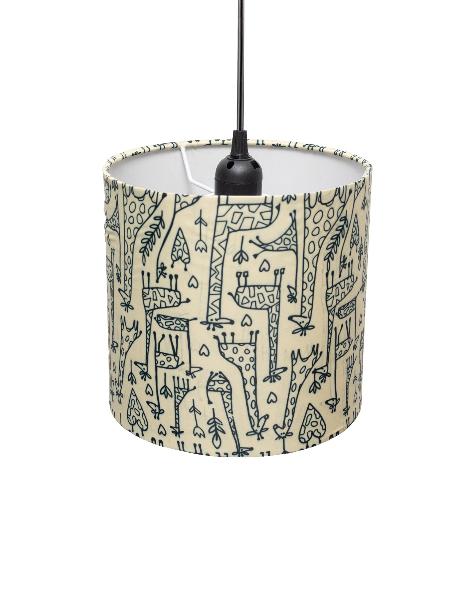 Birds Hanging Drum Lamp Shade, Decorative Light Lamp for Living Room, Home, Bedroom