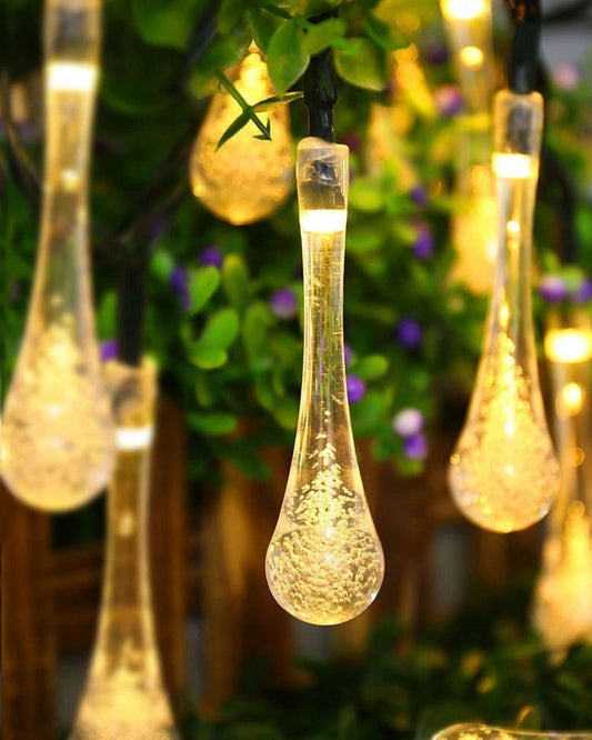 5M Snowflake Shaped LED String Lights for Christmas Indoor Outdoor, Party,Festival Garden Decor