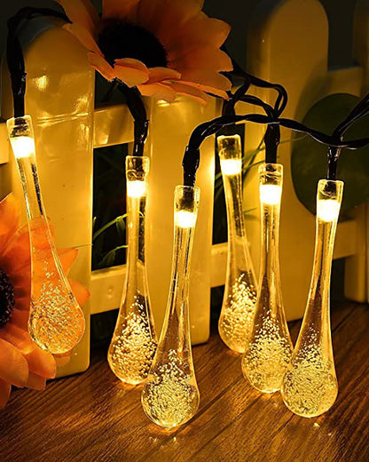 5M Snowflake Shaped LED String Lights for Christmas Indoor Outdoor, Party,Festival Garden Decor