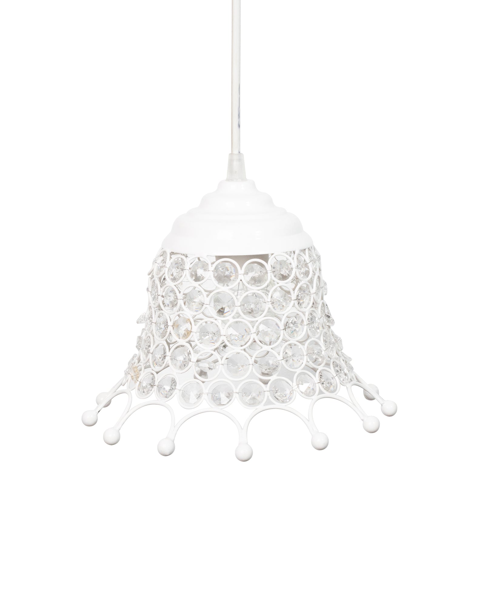 Glossy Hanging crystal pendant light, Adjustable Pendant Light Fixture for Kitchen Dinning Room Bedroom