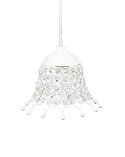 Glossy Hanging crystal pendant light, Adjustable Pendant Light Fixture for Kitchen Dinning Room Bedroom