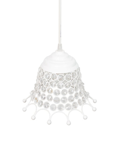 Glossy Hanging crystal pendant light, Adjustable Pendant Light Fixture for Kitchen Dinning Room Bedroom