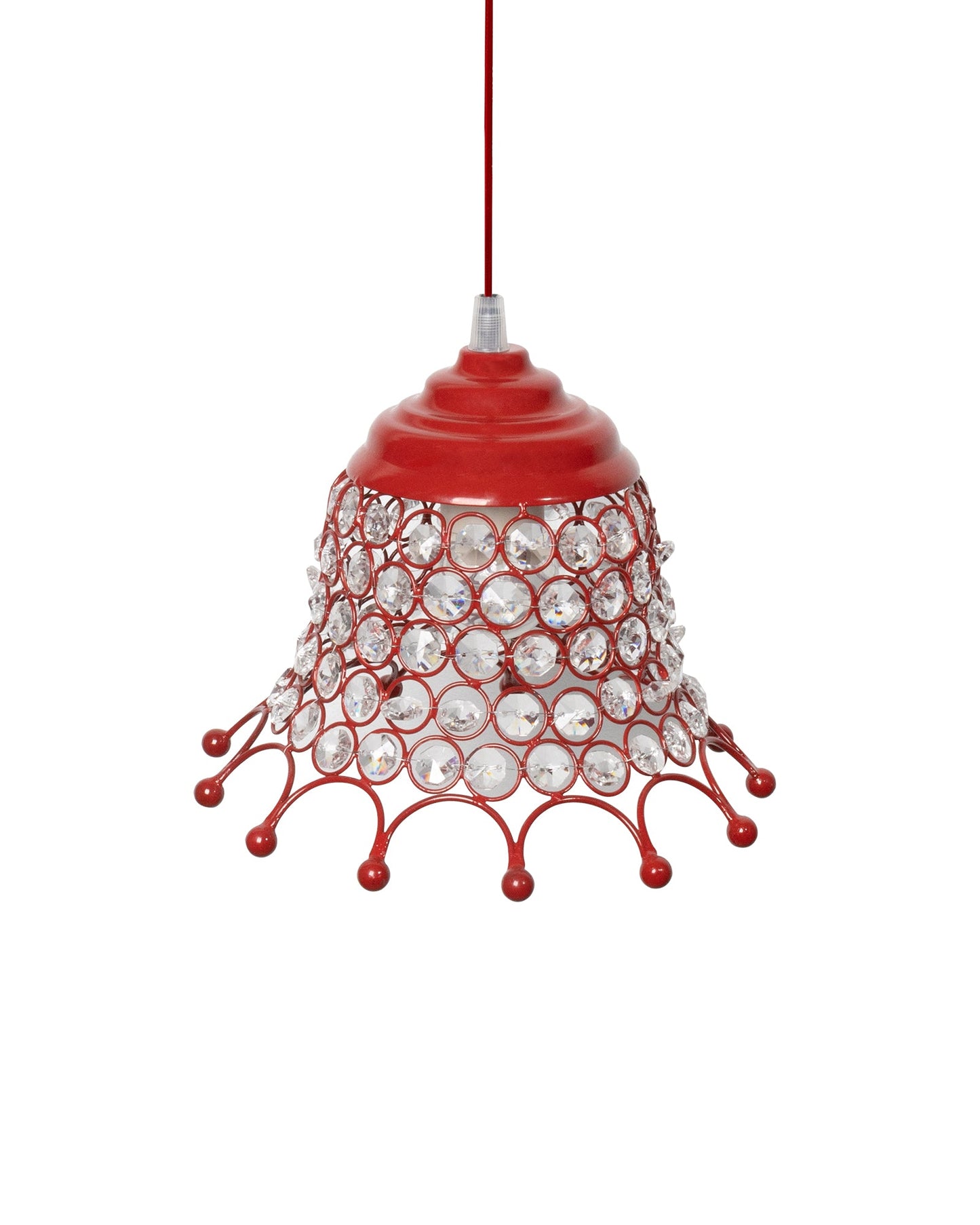 Glossy Hanging crystal pendant light, Adjustable Pendant Light Fixture for Kitchen Dinning Room Bedroom