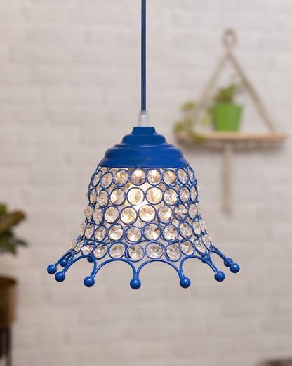 Glossy Hanging crystal pendant light, Adjustable Pendant Light Fixture for Kitchen Dinning Room Bedroom