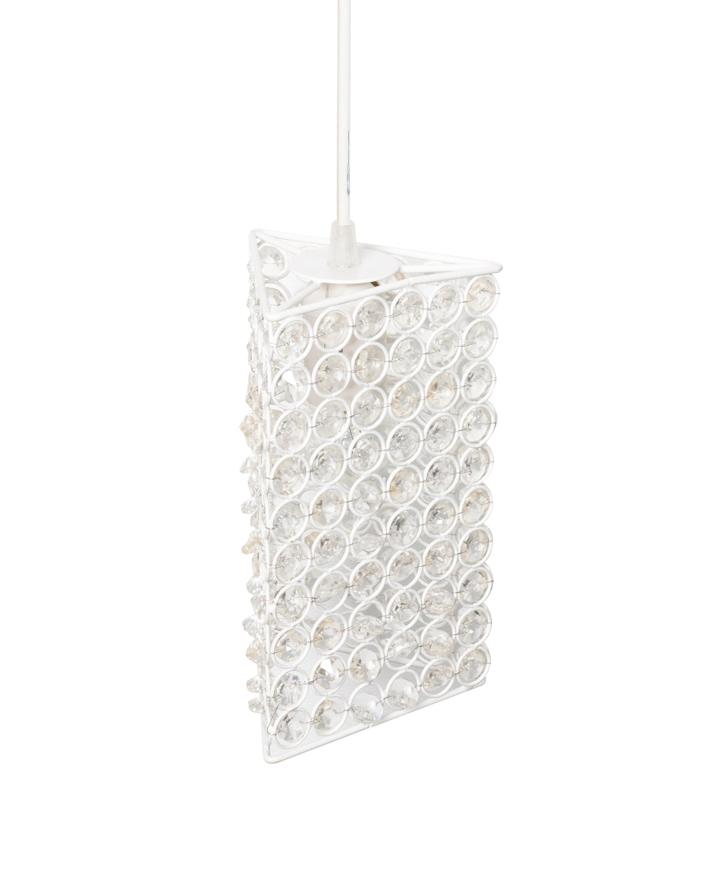 Glossy Hanging crystal Chandelier Vintage Industrial Vintage Pendant Ceiling Light