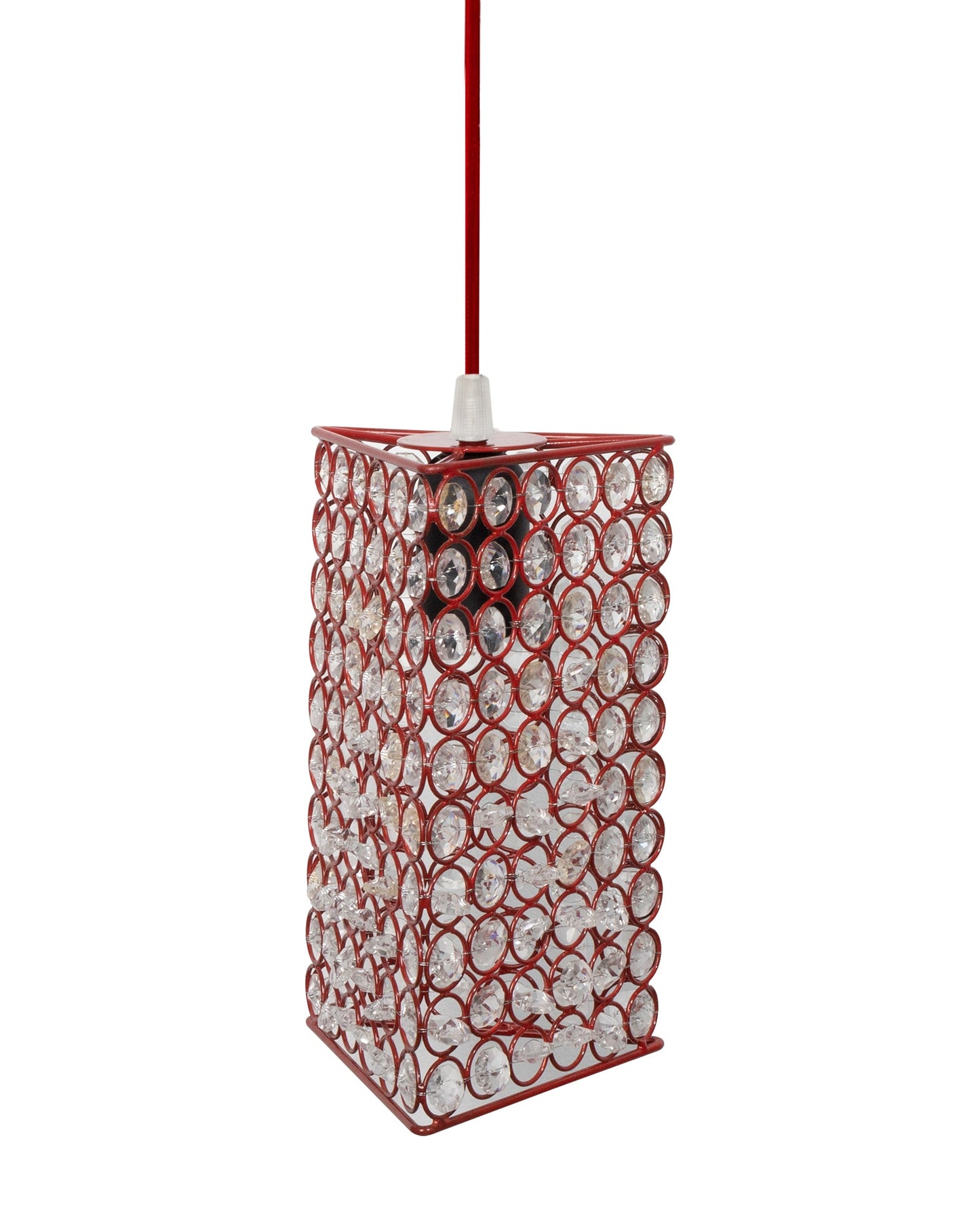 Glossy Hanging crystal Chandelier Vintage Industrial Vintage Pendant Ceiling Light