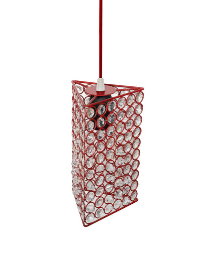 Glossy Hanging crystal Chandelier Vintage Industrial Vintage Pendant Ceiling Light