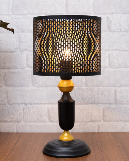 Murphy Table Lamp with Moroccan Shade, LED bulb included