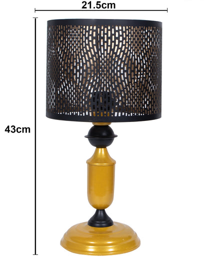 Murphy Table Lamp with Moroccan Shade, LED bulb included