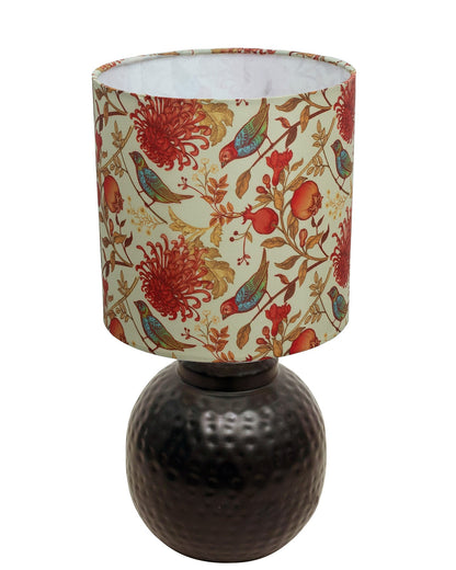 Ginger Jar Antique Table Lamp Hammered Antique Copper Metal for Living Room Family Bedroom