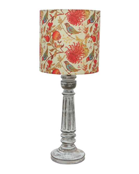 Traditional Country Cottage Table Lamp Antique White Athens Desk Lamp for Bedroom Living Room