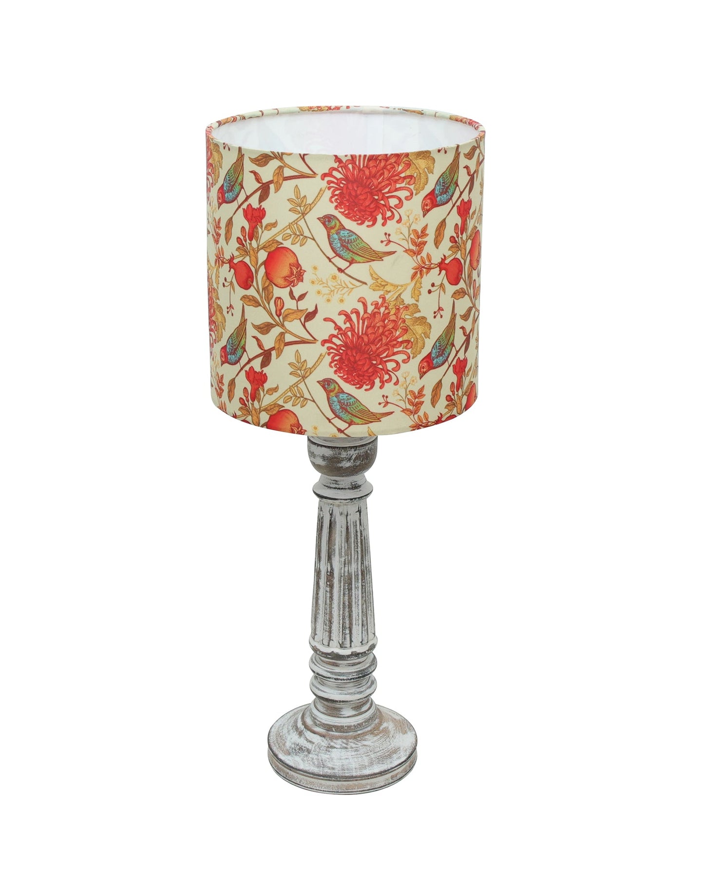 Traditional Country Cottage Table Lamp Antique White Athens Desk Lamp for Bedroom Living Room