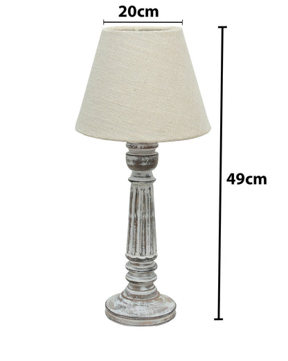Traditional Country Cottage Table Lamp Antique White Athens Desk Lamp for Bedroom Living Room