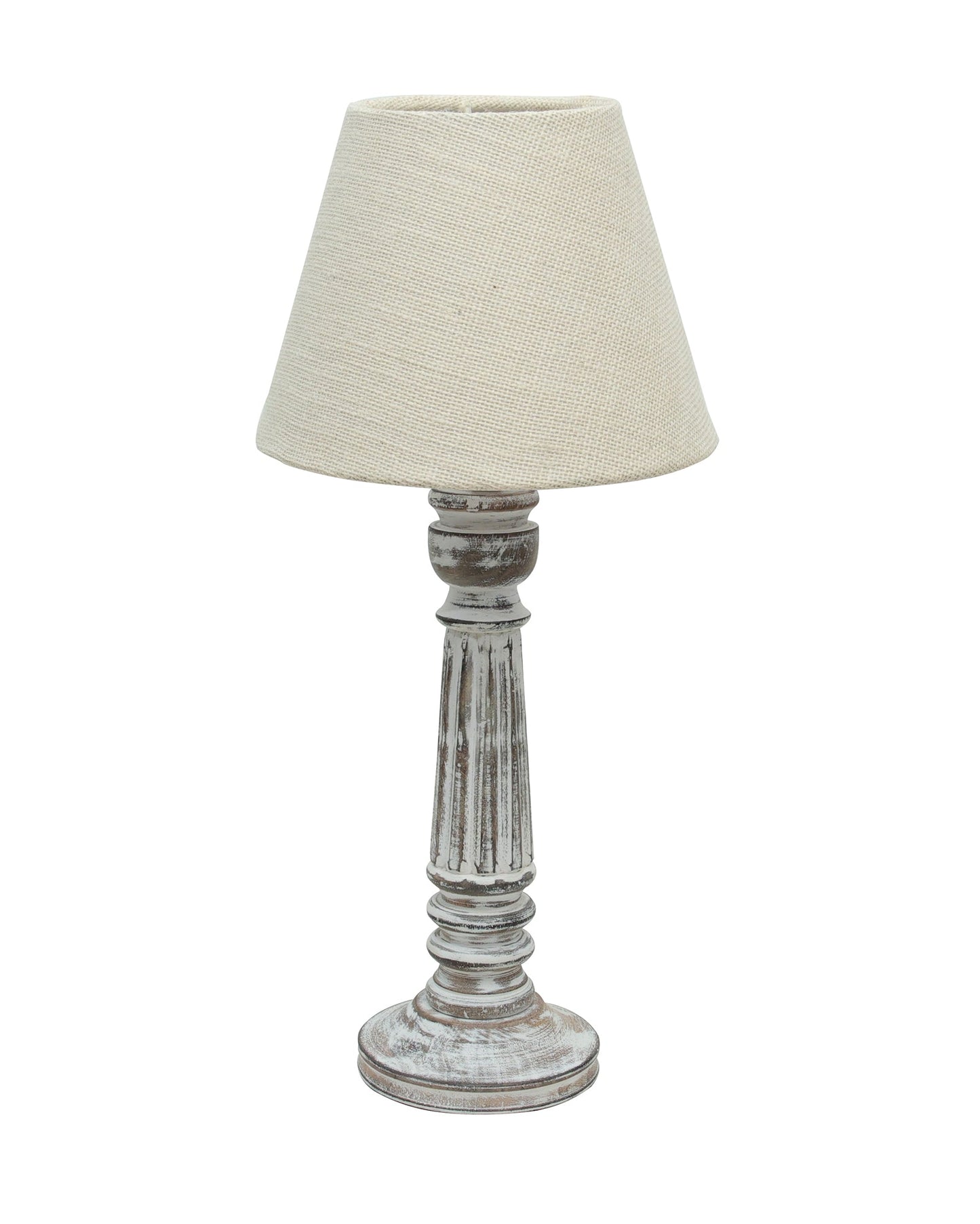 Traditional Country Cottage Table Lamp Antique White Athens Desk Lamp for Bedroom Living Room