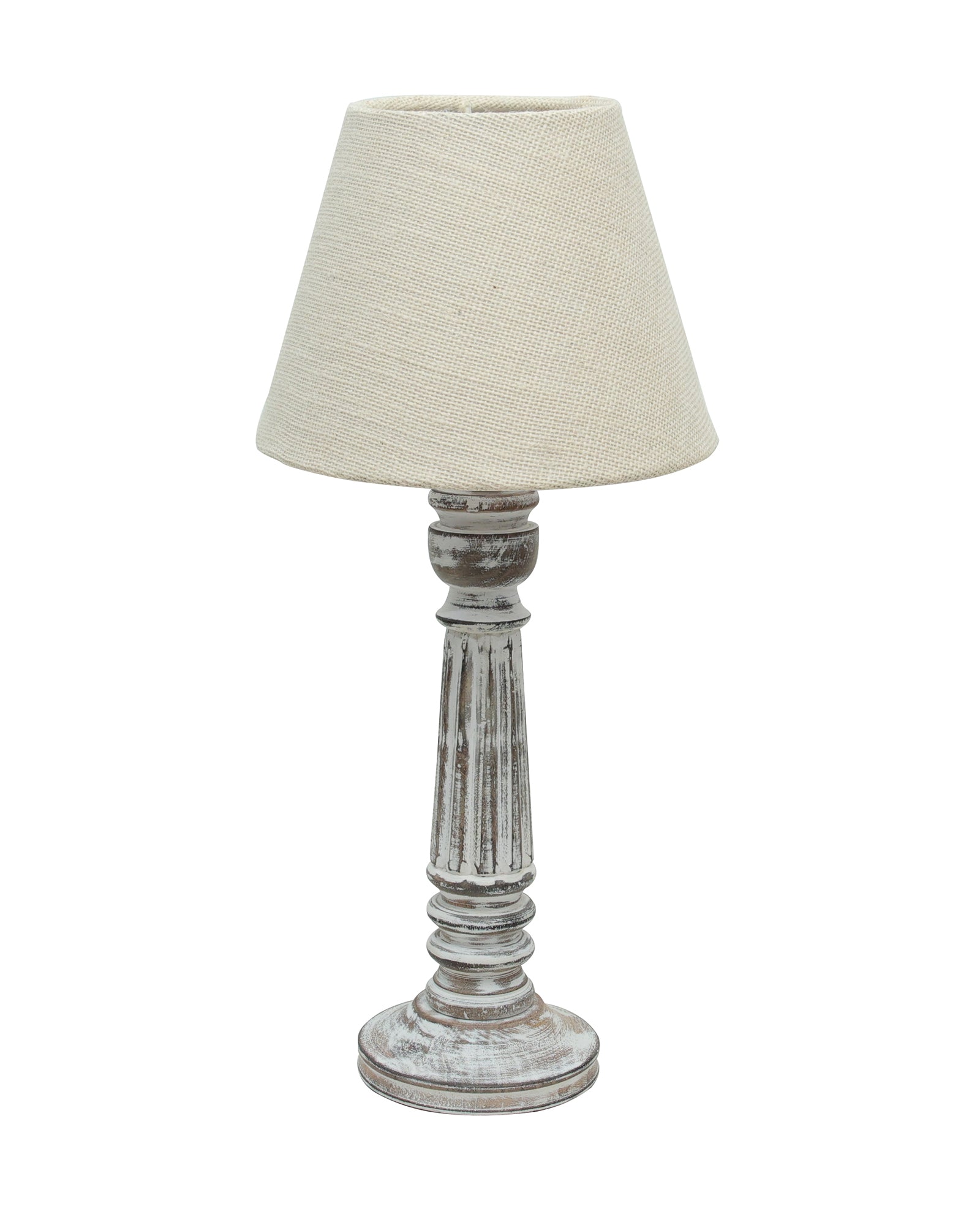 Traditional Country Cottage Table Lamp Antique White Athens Desk Lamp for Bedroom Living Room