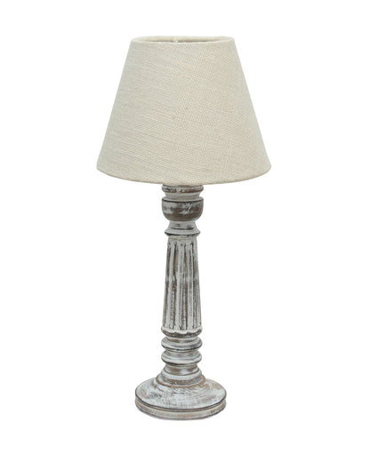 Traditional Country Cottage Table Lamp Antique White Athens Desk Lamp for Bedroom Living Room