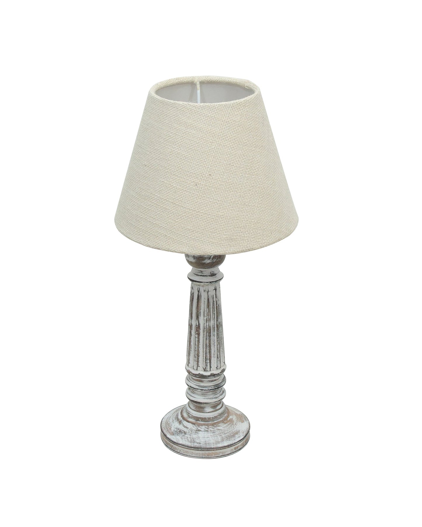 Traditional Country Cottage Table Lamp Antique White Athens Desk Lamp for Bedroom Living Room
