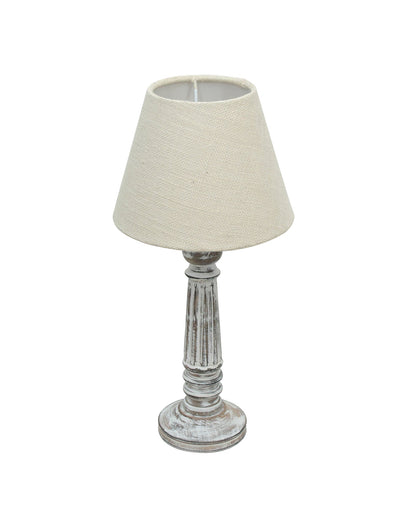 Traditional Country Cottage Table Lamp Antique White Athens Desk Lamp for Bedroom Living Room