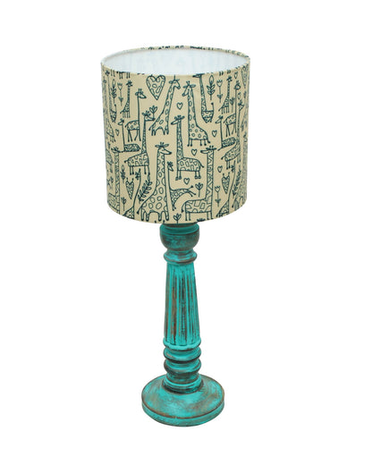 Traditional Country Cottage Table Lamp Antique Algae Athens Desk Lamp for Bedroom Living Room