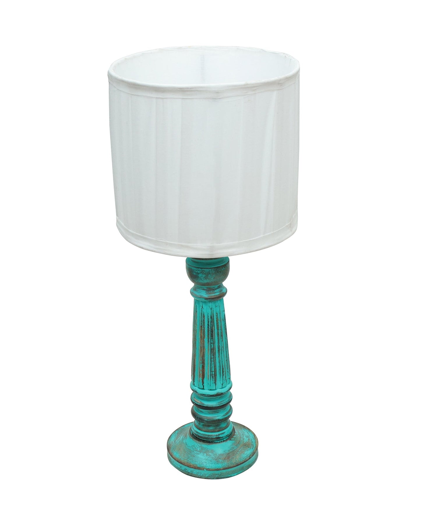 Traditional Country Cottage Table Lamp Antique Algae Athens Desk Lamp for Bedroom Living Room