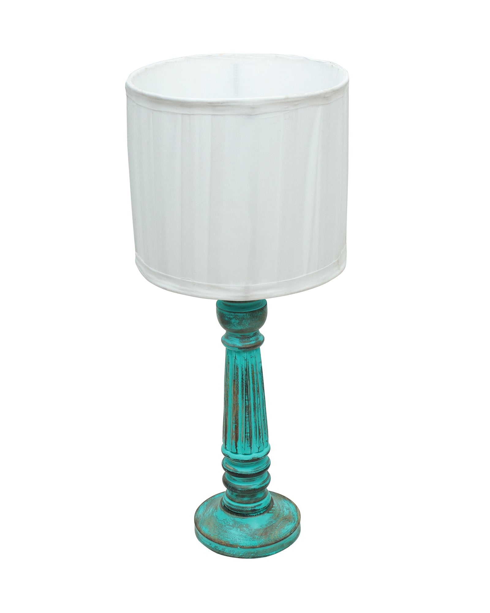Traditional Country Cottage Table Lamp Antique Algae Athens Desk Lamp for Bedroom Living Room