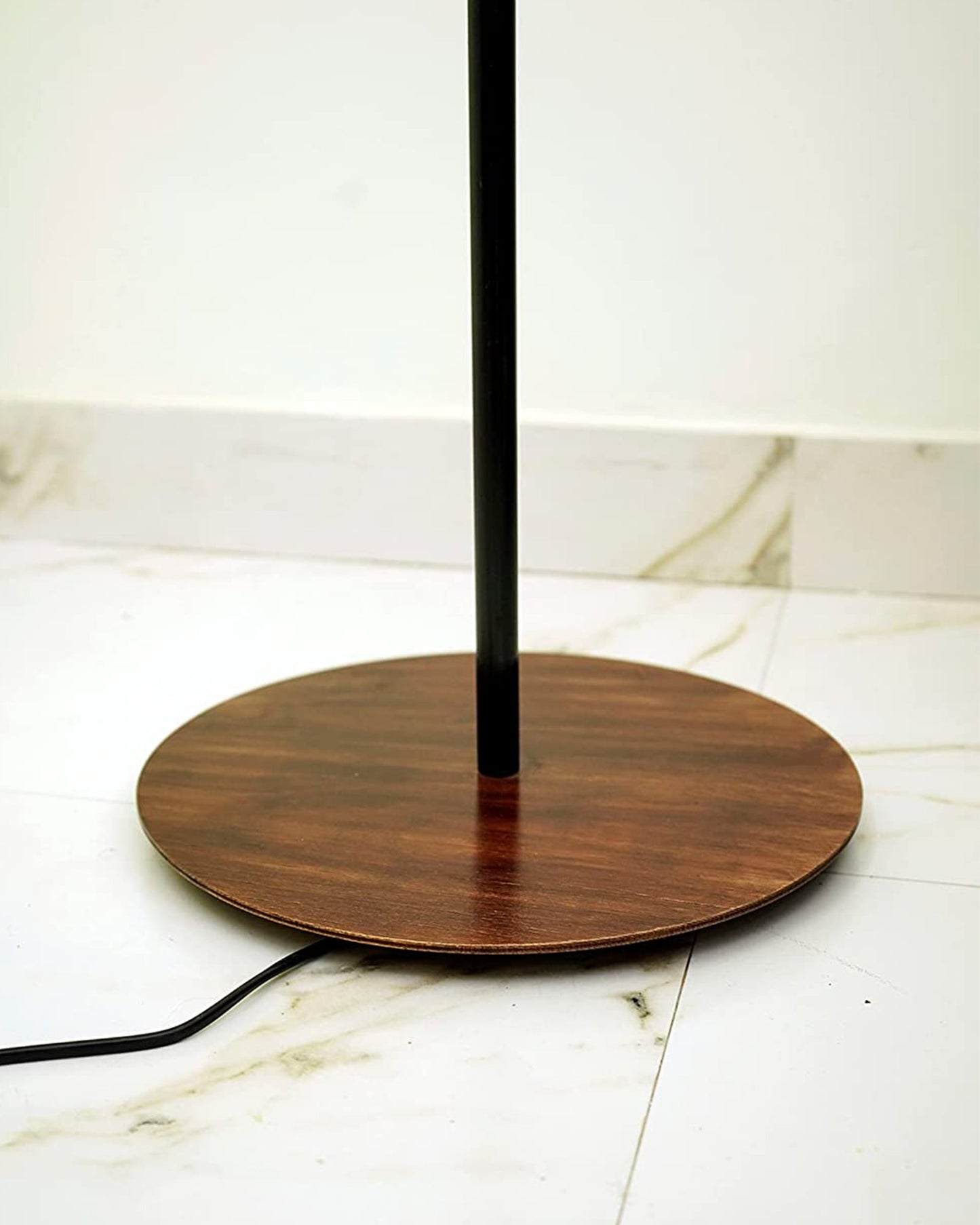 Homesake® Rustic Wooden Base Floor Lamp for Living Room | Decorative Night Standing Lamp | Corner Lamp for Living Room | Antique Industrial Vintage Minimalist Home | Office-Bird
