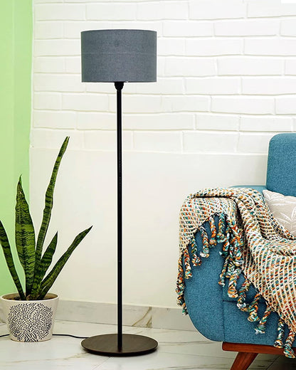 Homesake® Rustic Wooden Base Floor Lamp for Living Room | Decorative Night Standing Lamp | Corner Lamp for Living Room | Antique Industrial Vintage Minimalist Home | Office-Bird