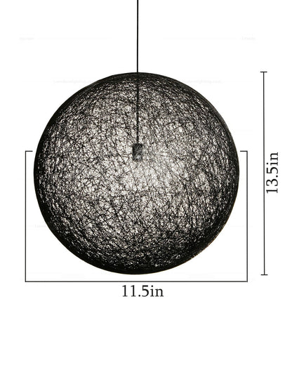 Ceiling Pendant Light , Lattice Wicker Rattan Globe Ball Style Lampshade Creative Personality bar, Coffee Shop, Bedroom, Restaurant Home, Blue