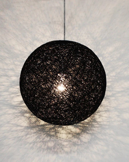 Ceiling Pendant Light , Lattice Wicker Rattan Globe Ball Style Lampshade Creative Personality bar, Coffee Shop, Bedroom, Restaurant Home, Blue