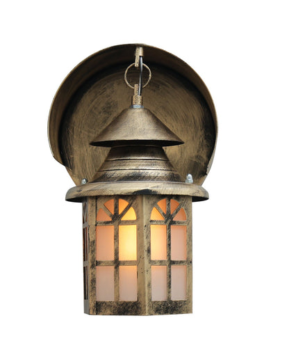 Modern Industrial Box-Shaped Outdoor Wall Light Fixture Glass House Porch Patio Outside Deck Garage, House Shape Light