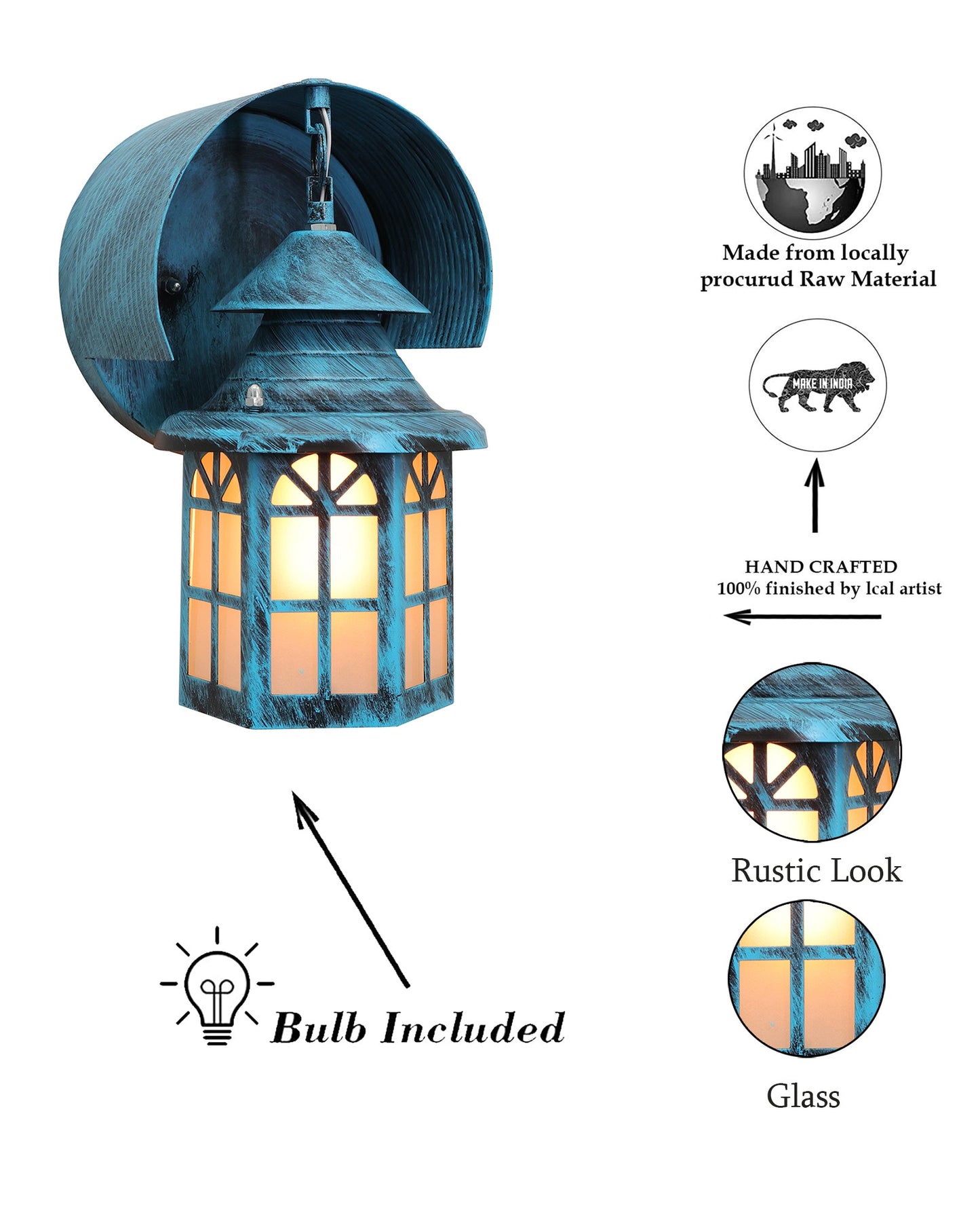 Modern Industrial Box-Shaped Outdoor Wall Light Fixture Glass House Porch Patio Outside Deck Garage, House Shape Light