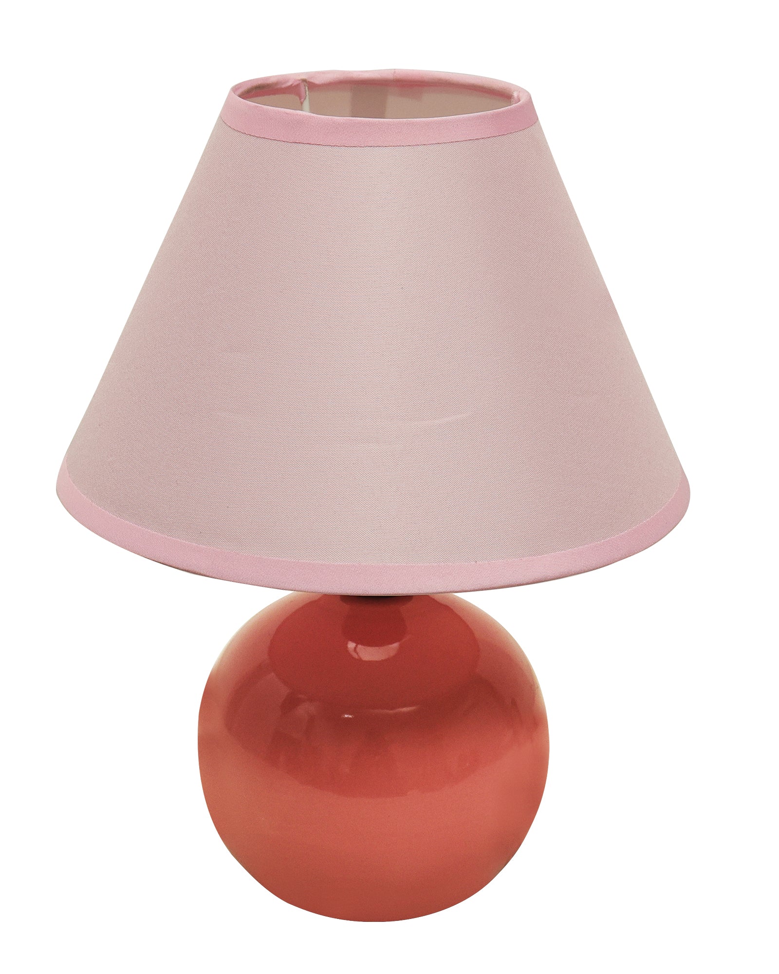 Modern Small Ceramic Table Lamp, Classic Bedside Desk lamp for Living Room Bedroom, Farmhouse Night