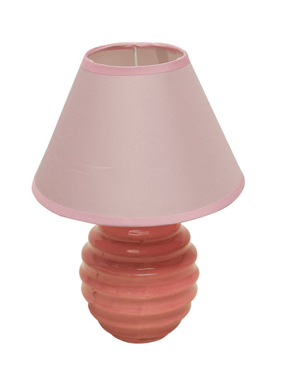 Modern Small Ceramic Table Lamp, Classic Bedside Desk lamp for Living Room Bedroom, Farmhouse Night