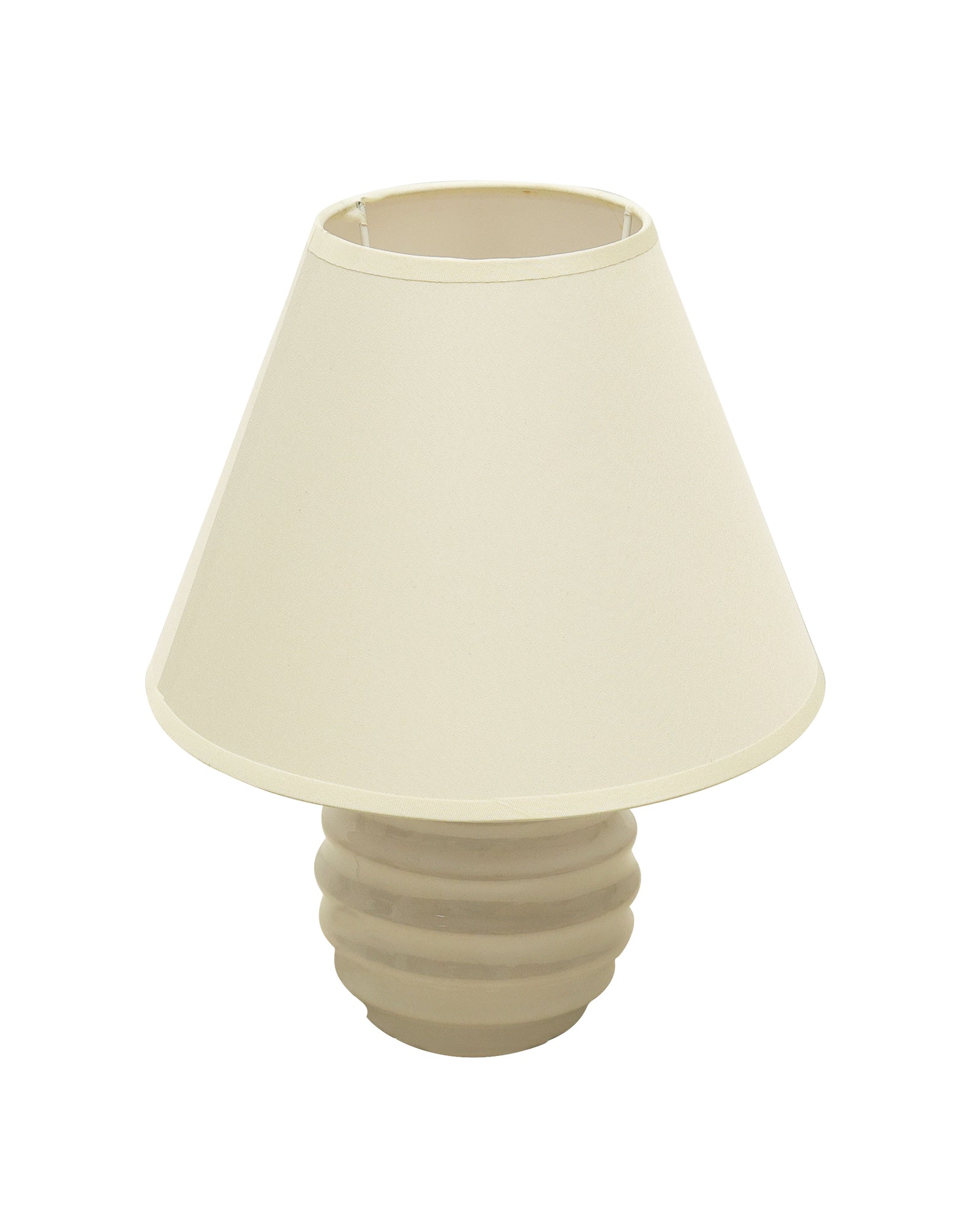 Modern Small Ceramic Table Lamp, Classic Bedside Desk lamp for Living Room Bedroom, Farmhouse Night