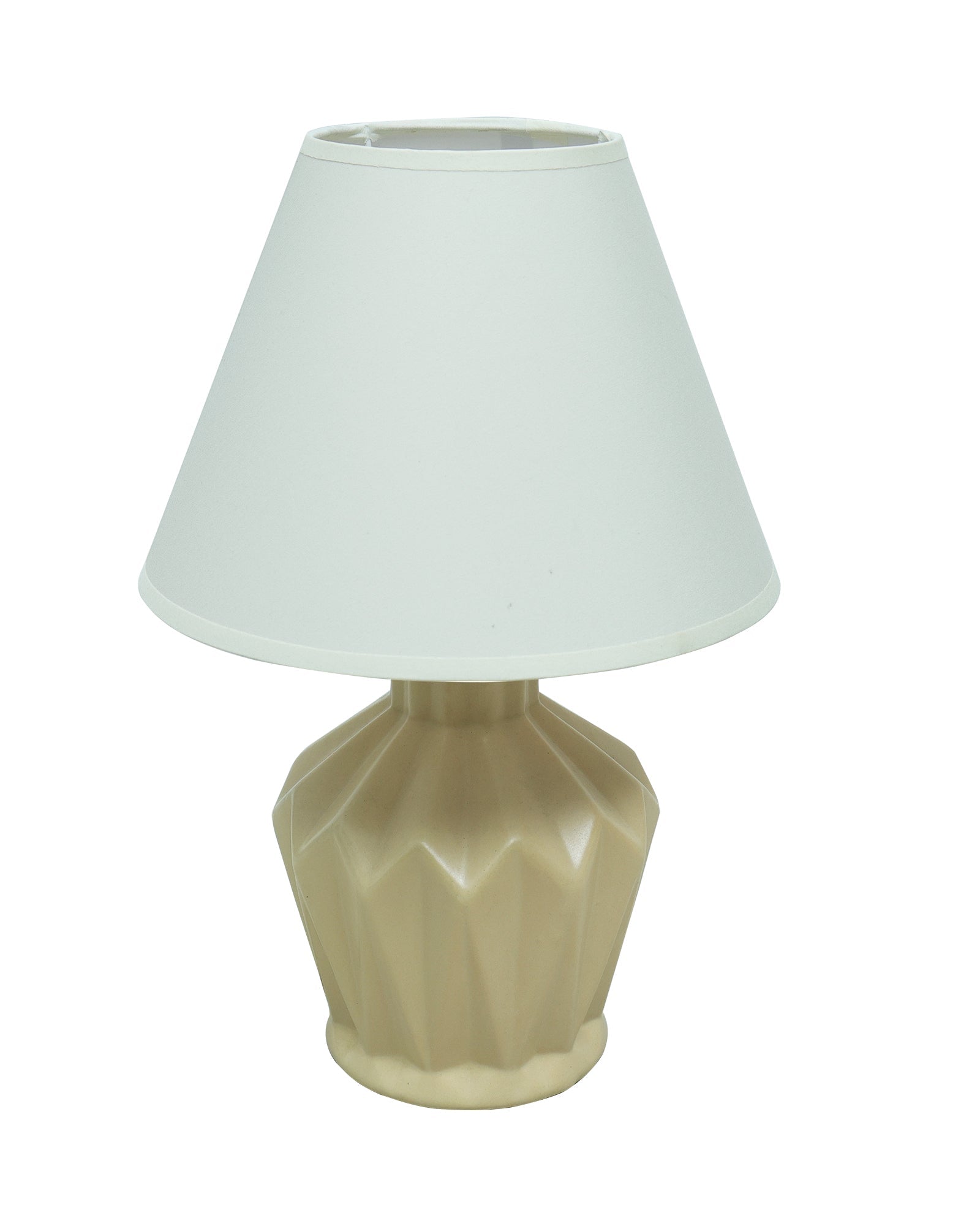 Modern Small Ceramic Table Lamp, Classic Bedside Desk lamp for Living Room Bedroom, Farmhouse Night
