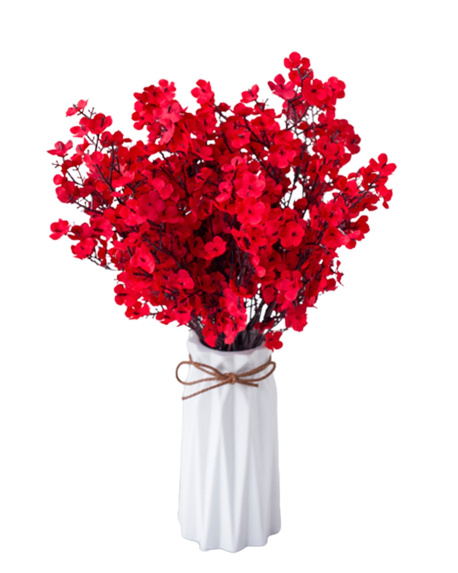 4 Bundles Baby Breath Artificial Flowers Gypsophila Bouquets Valentine's Day Floral Arrangements Bush Real Touch Silk Floral Wedding Table Centerpieces, Party, Home, Garden, Farmhouse