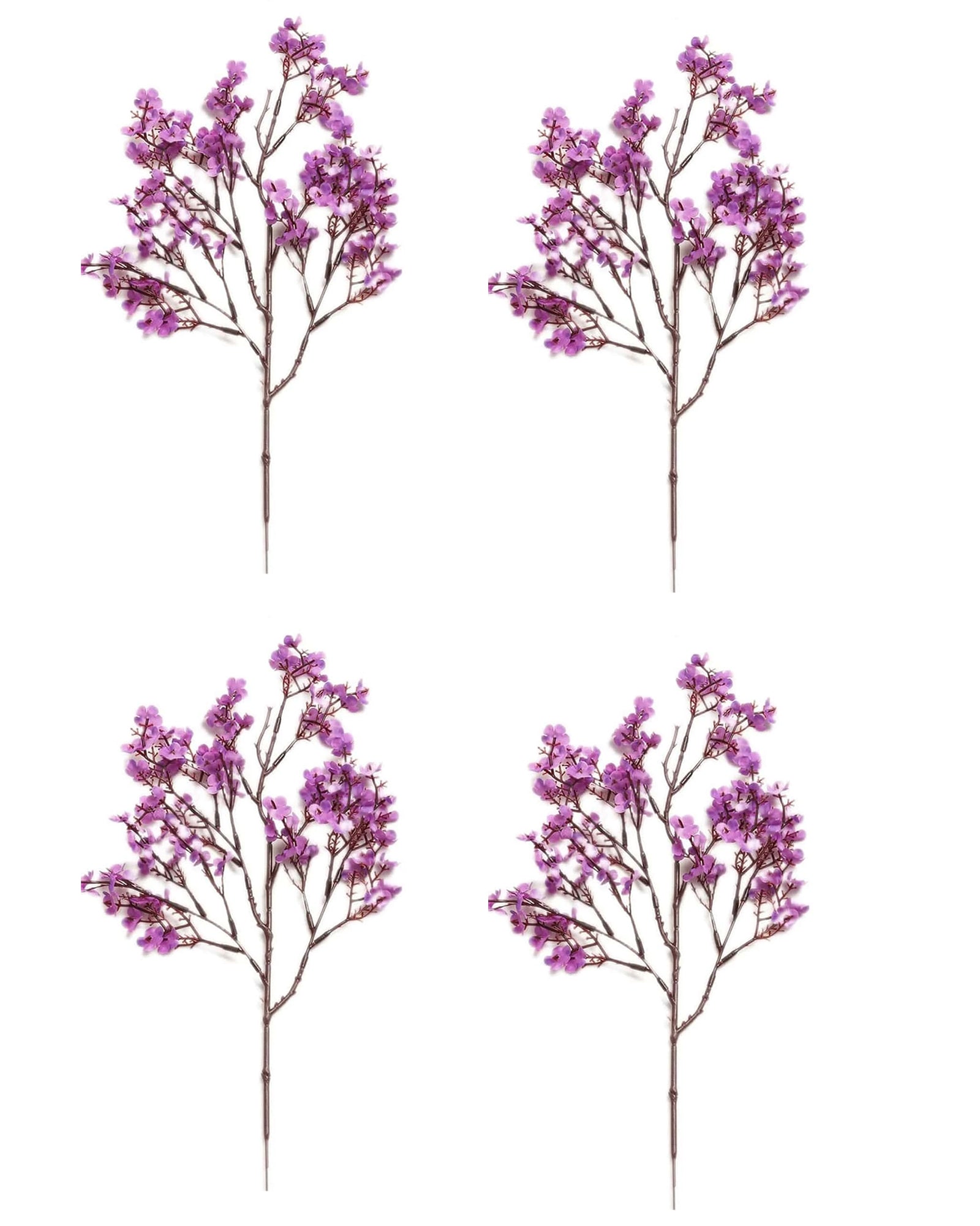 4 Bundles Baby Breath Artificial Flowers Gypsophila Bouquets Valentine's Day Floral Arrangements Bush Real Touch Silk Floral Wedding Table Centerpieces, Party, Home, Garden, Farmhouse