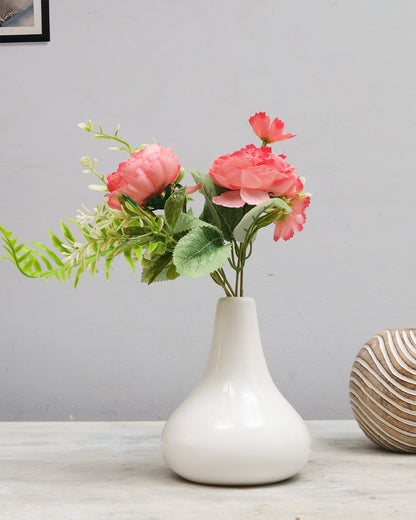 Artificial Flowers Bouquets, Artificial Silk Faux Flowers Rose for Wedding, Home Table Decorations, Wedding Centerpieces Flowers Arrangement Hydrangea, set of 3 bunch