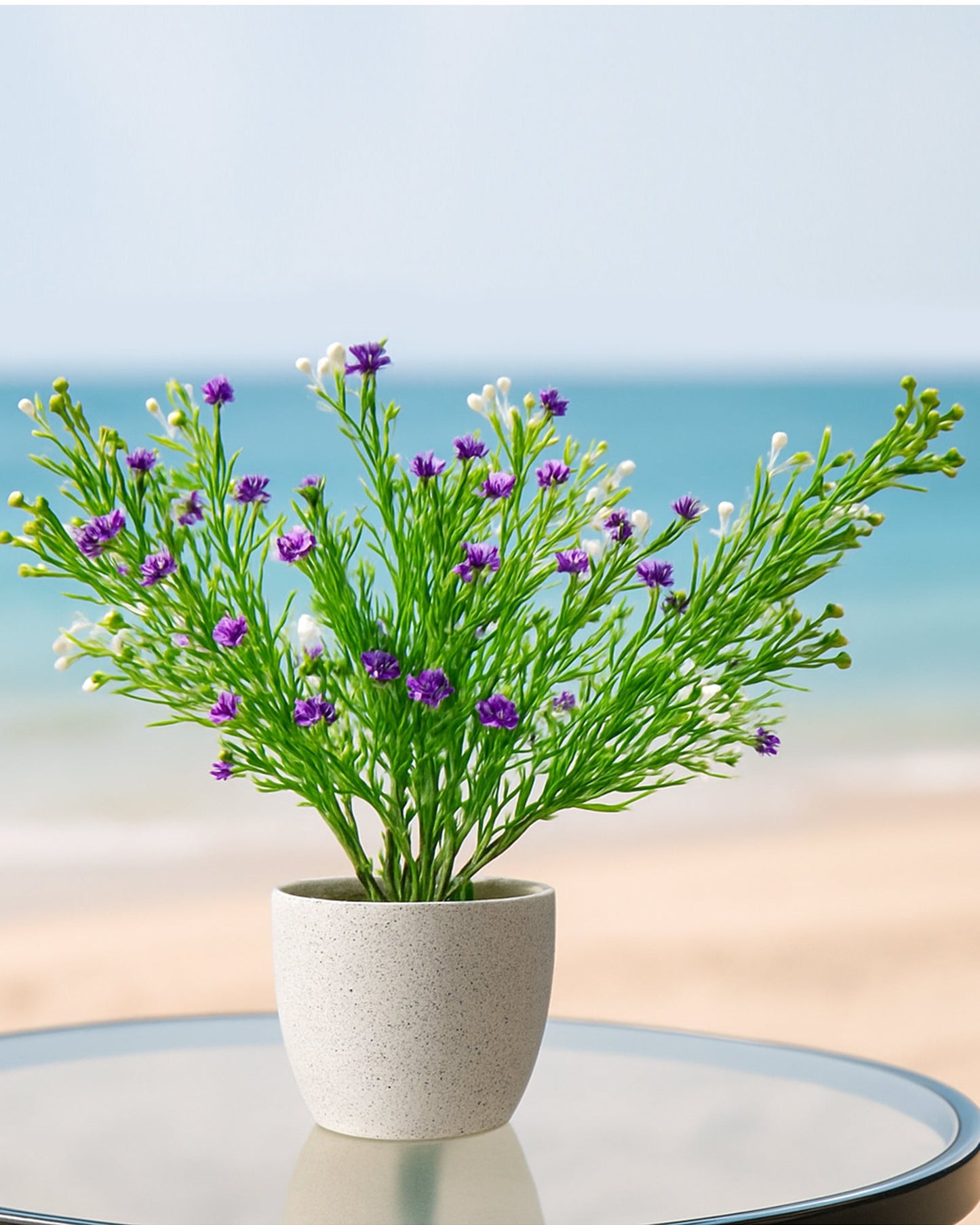 Artificial Flowers Bouquets, Artificial Silk Faux Flowers Millet Flower Bunch for Wedding, Home Table Decorations, Wedding Centerpieces Flowers Arrangement Chinese Flowers