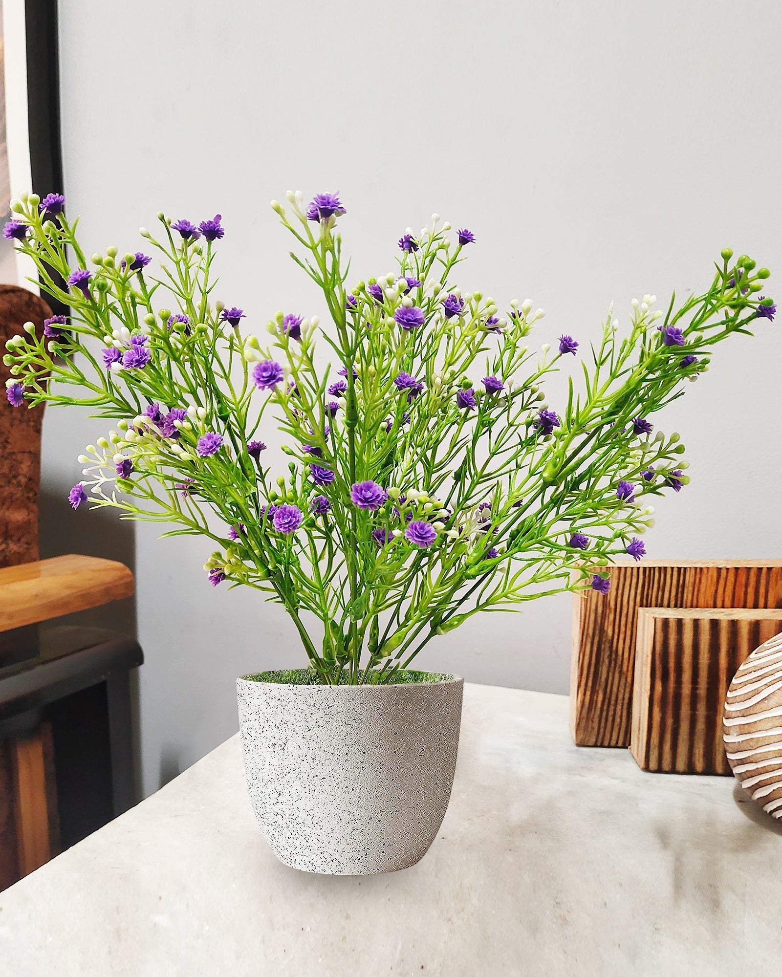 Artificial Flowers Bouquets, Artificial Silk Faux Flowers Millet Flower Bunch for Wedding, Home Table Decorations, Wedding Centerpieces Flowers Arrangement Chinese Flowers