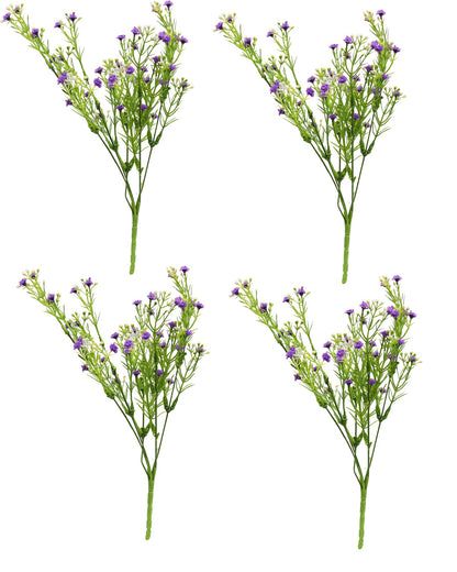 Artificial Flowers Bouquets, Artificial Silk Faux Flowers Millet Flower Bunch for Wedding, Home Table Decorations, Wedding Centerpieces Flowers Arrangement Chinese Flowers