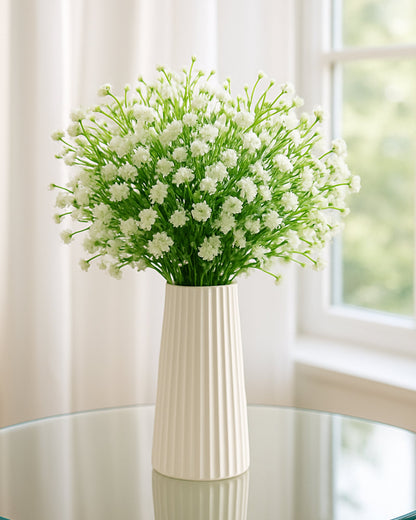 Artificial Flowers Bouquets, Artificial Silk Faux Flowers Millet Flower Bunch for Wedding, Home Table Decorations, Wedding Centerpieces Flowers Arrangement Chinese Flowers