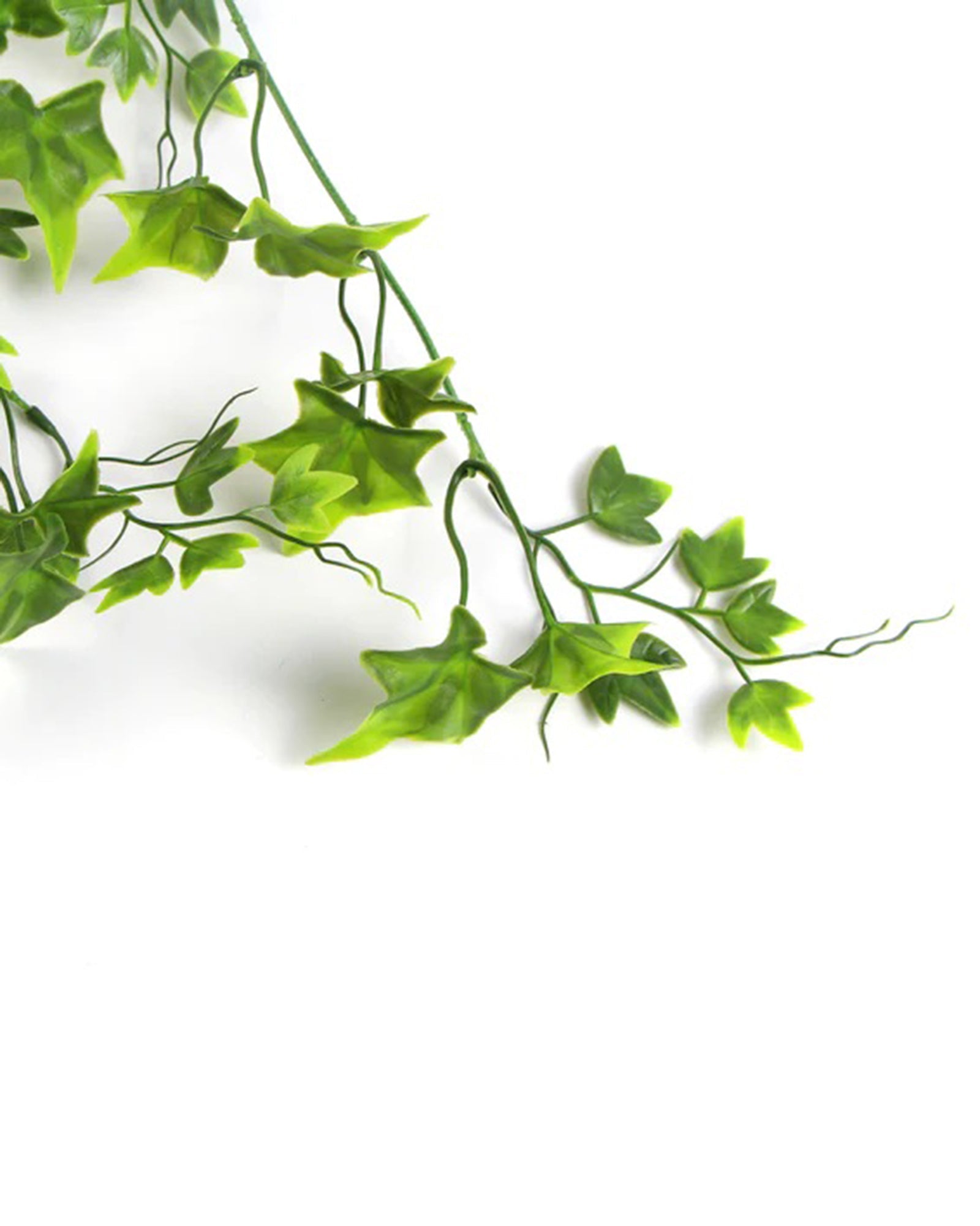 Hanging Plant Fake Star Hanging Plants with Metal Pots, Artificial, Faux Lupine Leaf Hanging Basket Plant Vine Creeper Wall Home Room Indoor Outdoor Decor
