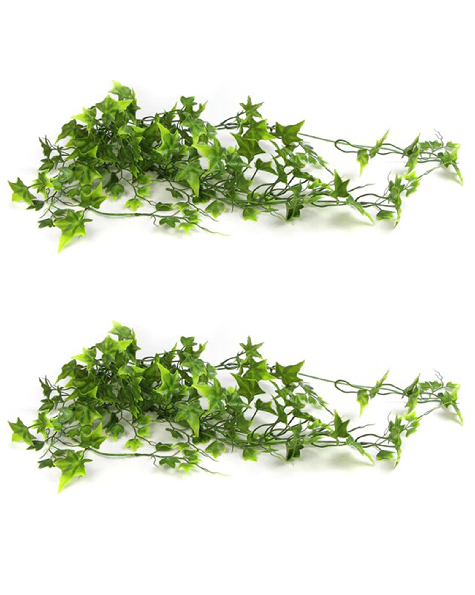 Artificial Fake Hanging Vine Plant Leaves Decoration, Star Shape Plant, Creeper Silk Cloth, Wall Room Balcony Green without pot, SIZE cm