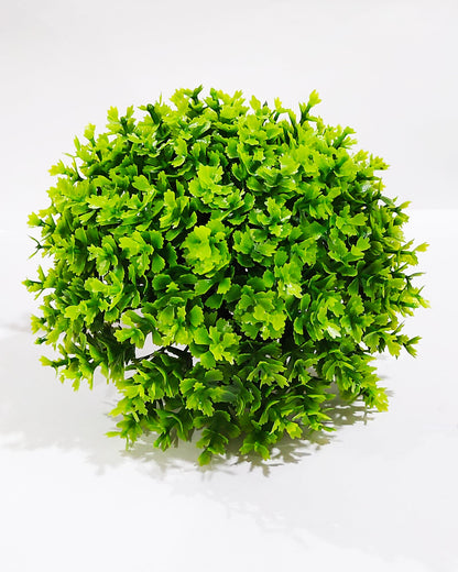 Fake Plants for Bathroom/Home Office Decor, Small Artificial Faux Greenery for House Decoration Office Cubicle Shelf Window, Boxwood, set of 2 with metal Pot