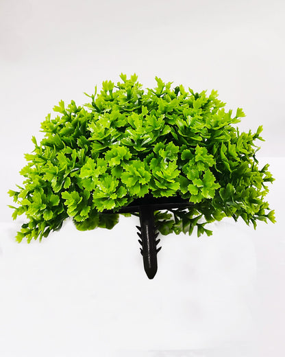 Fake Plants for Bathroom/Home Office Decor, Small Artificial Faux Greenery for House Decoration Office Cubicle Shelf Window, Boxwood, set of 4 (Without Pot)
