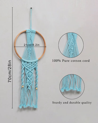Macrame Dream Catchers for Bedroom Adult Dream Catcher Wall Decor Large Boho Wall Hanging Wood Beads Tassels Home Decoration Ornament Craft Gift